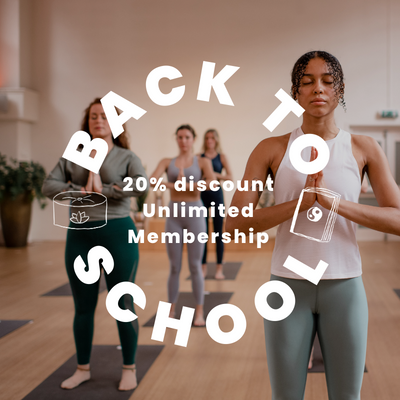 De Nieuwe Yogaschool back to school discount unlimited membership