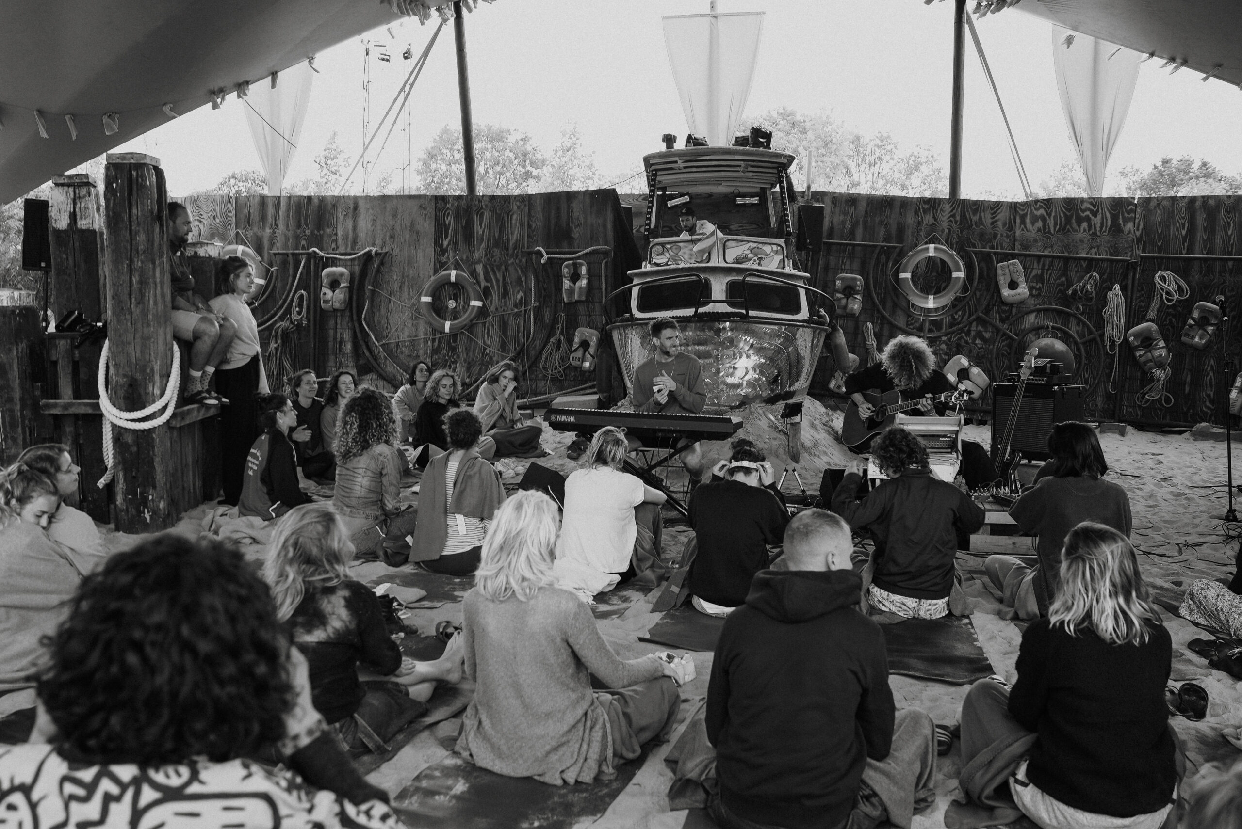 ademconcert setting bij Jimmy's Jam