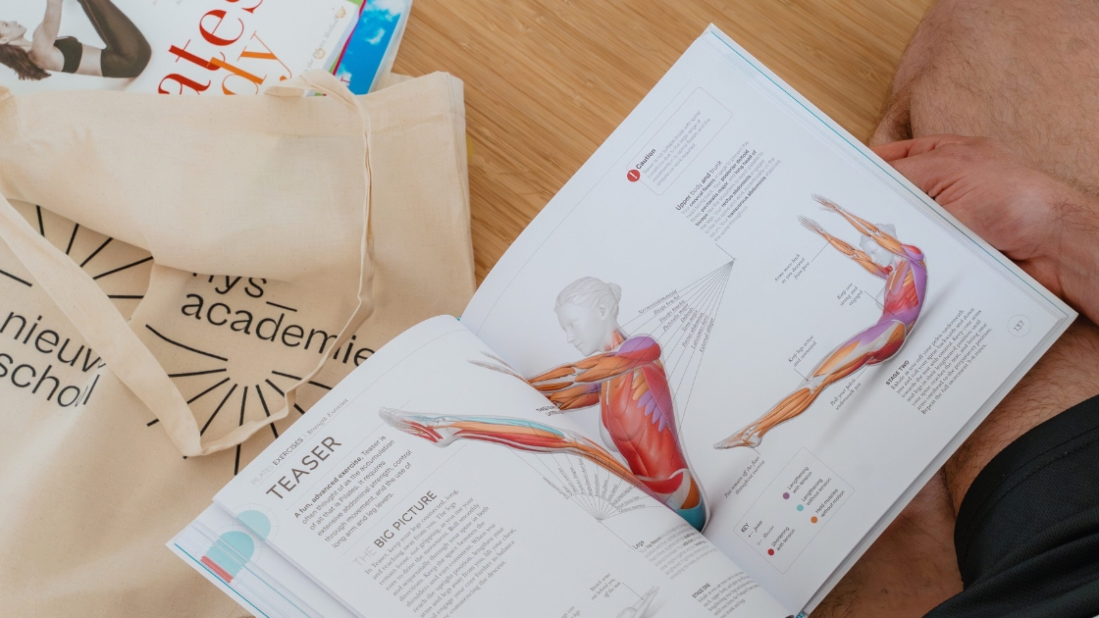 Sneak preview workbook Pilates Teacher Training DNYS Academie De Nieuwe Yogaschool Amsterdam