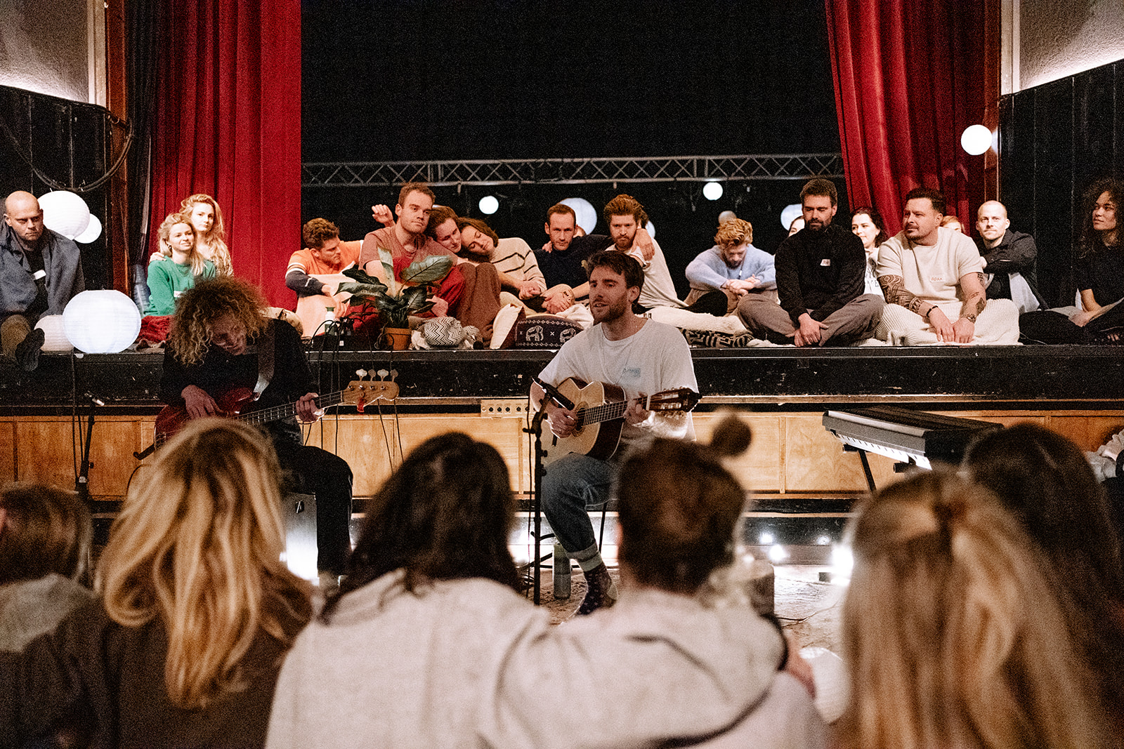 ademconcert setting bij Jimmy's Jam