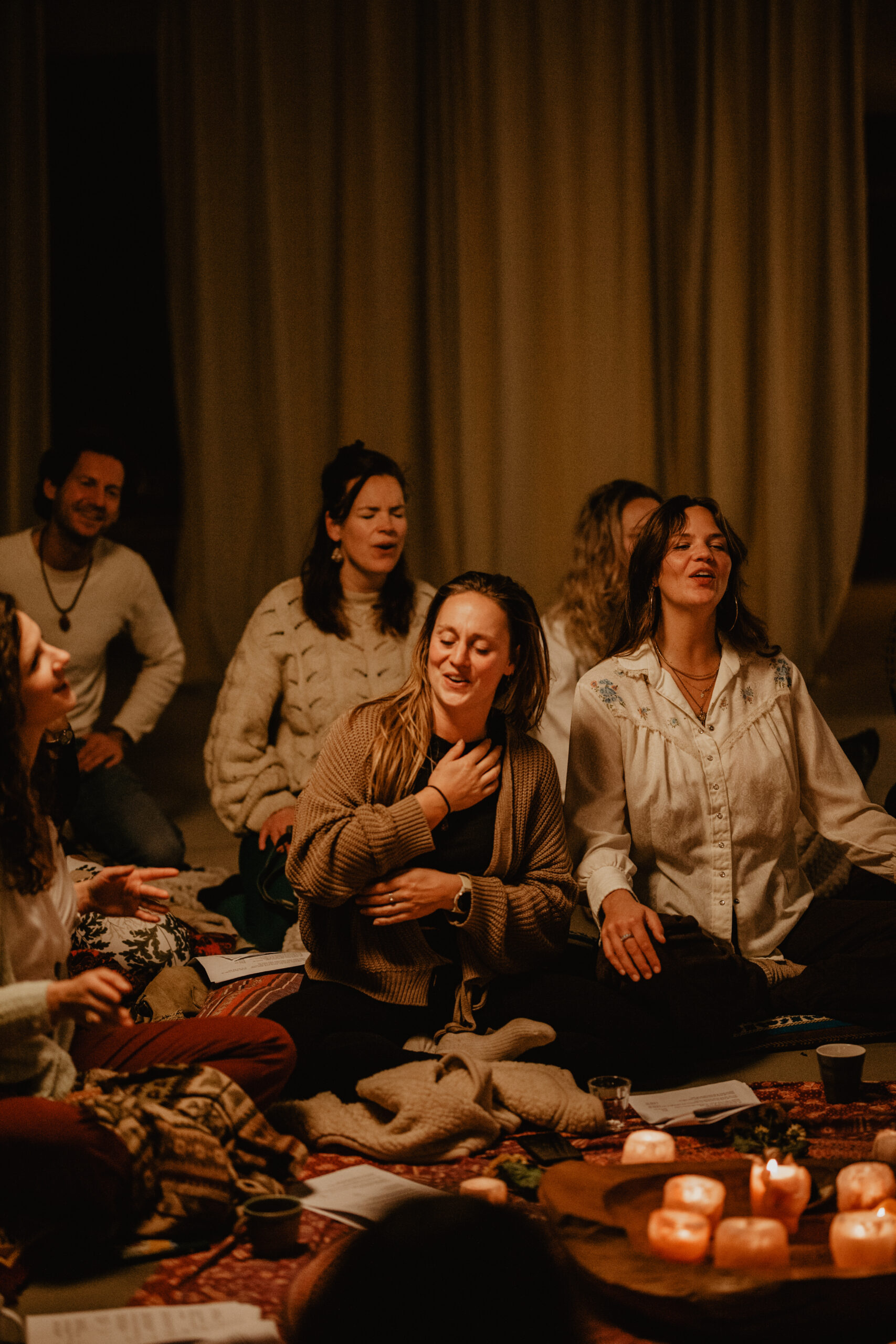 Singing Circle with Elias Widukind and Lian Priemus, DNYS, Amsterdam, De nieuwe yogaschool