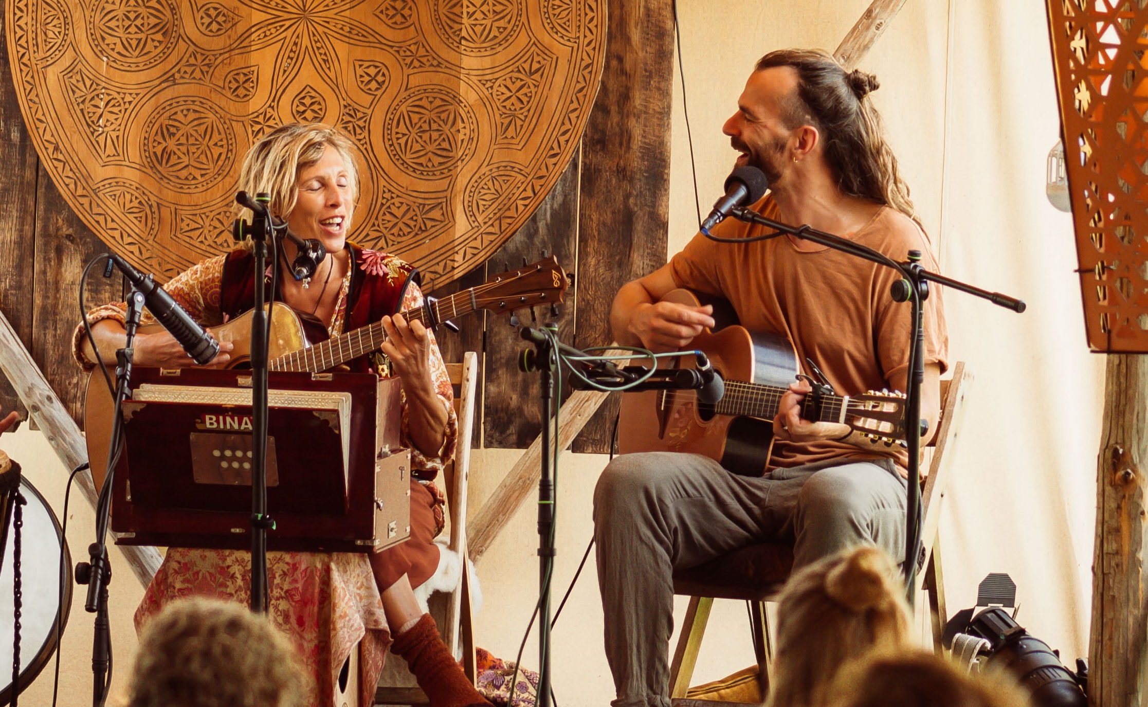 Singing Circle with Elias Widukind and Lian Priemus, DNYS, Amsterdam, De nieuwe yogaschool